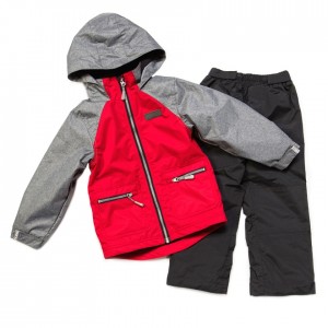 Демисезонный комплект на флисе для мальчика NANO S17M271 Chili